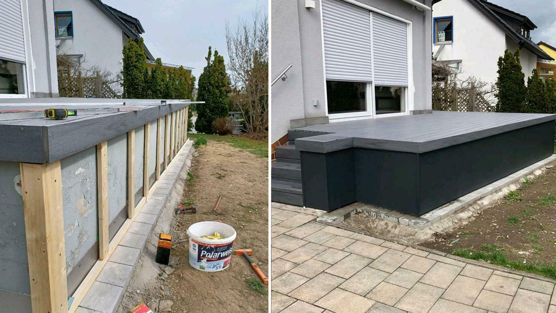 Fassadenverkleidung Terrasse